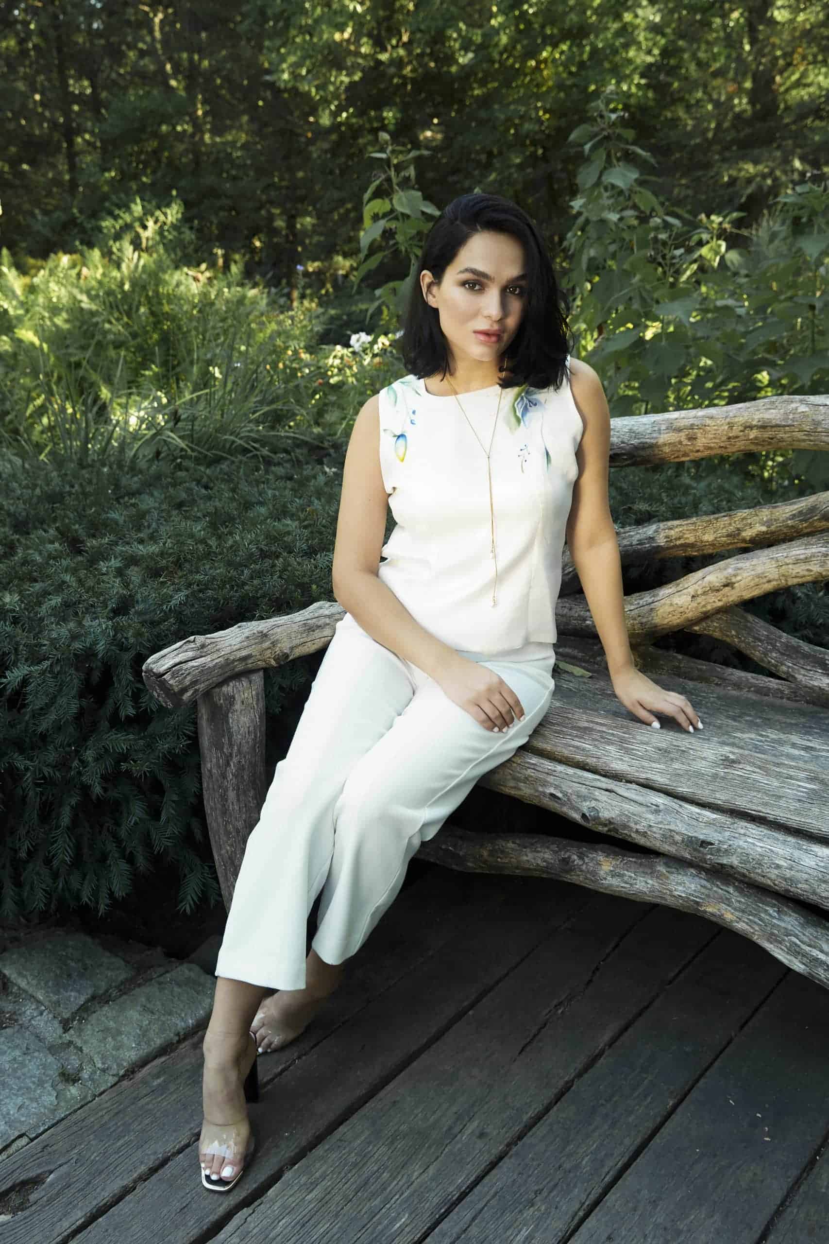 luxury silk bridal separate with relaxed fit