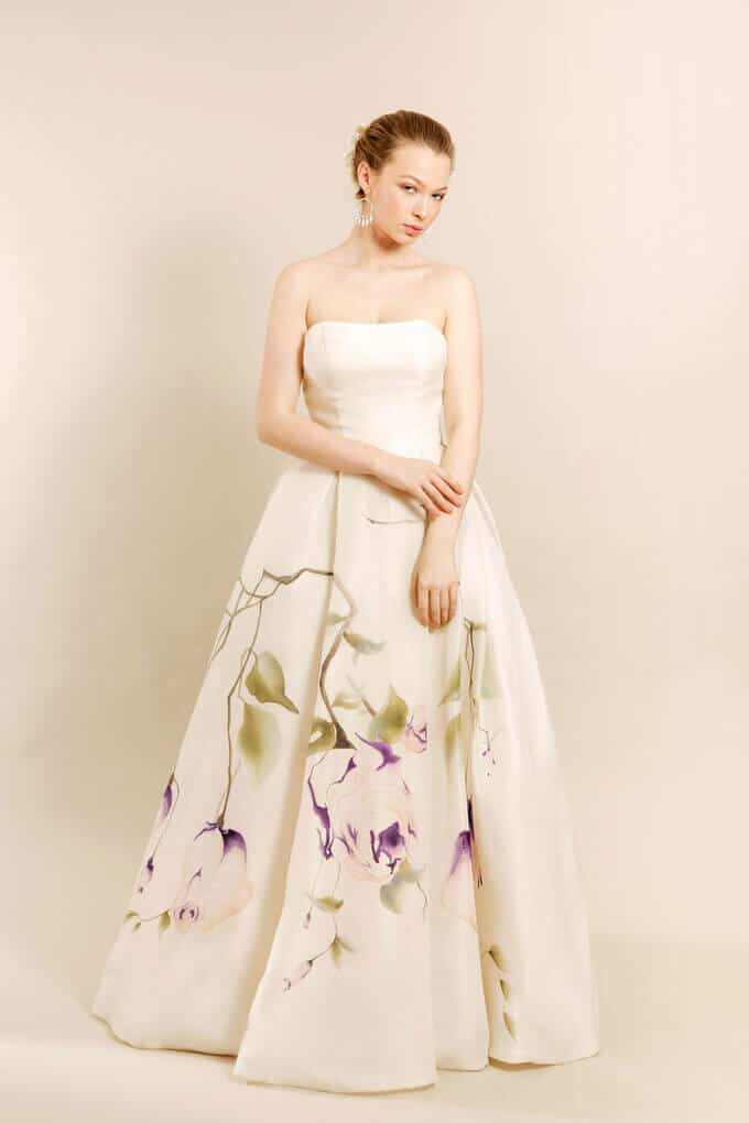 Purple | Kissing Rose Gown by ZB Couture