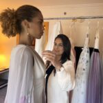ZB Couture setting up for New york bridal fashion week at lotte hotel